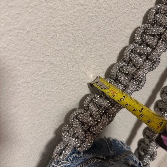 KARA Denim Crystal Strap Cobra Bag💎🥶 - Picture 14 of 17